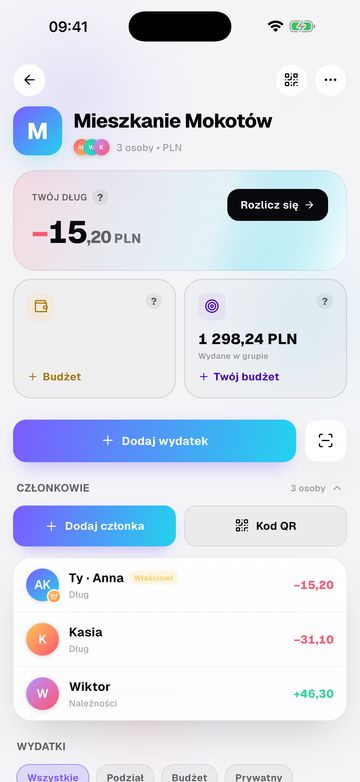 Sprawdź stan grupy