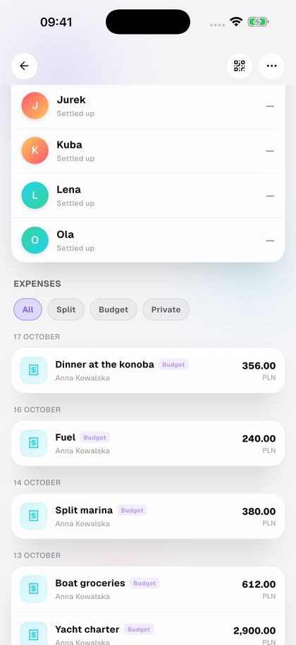 Pay expenses straight from the budget.