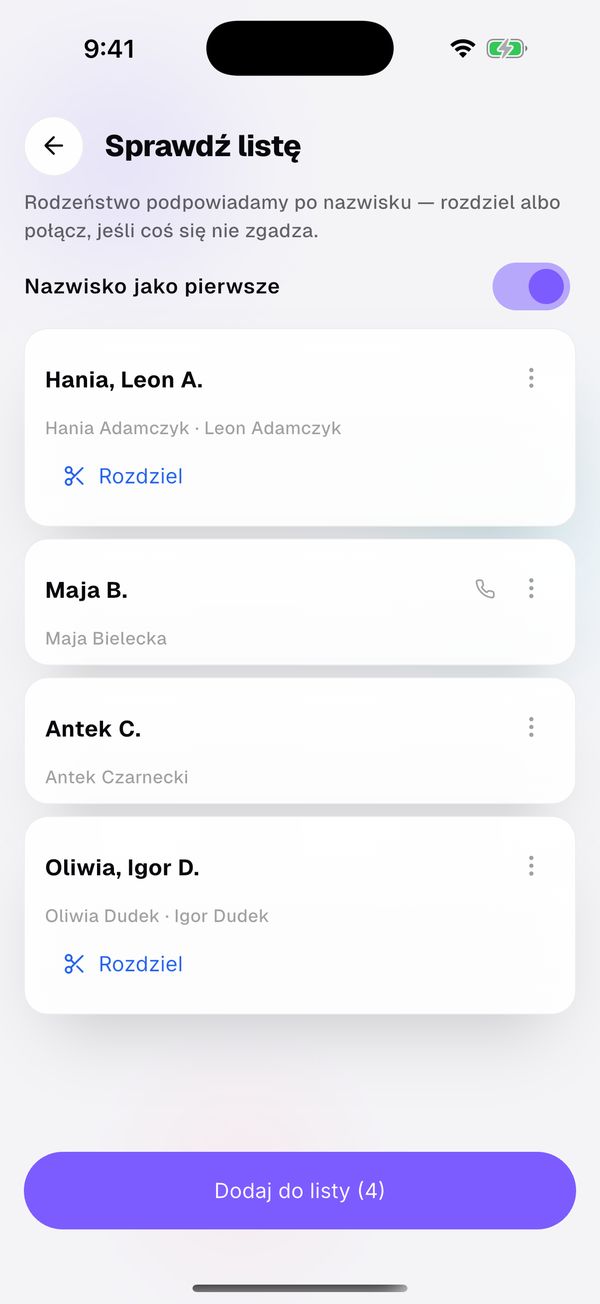 Rodzeństwo połączone w jedną rodzinę
