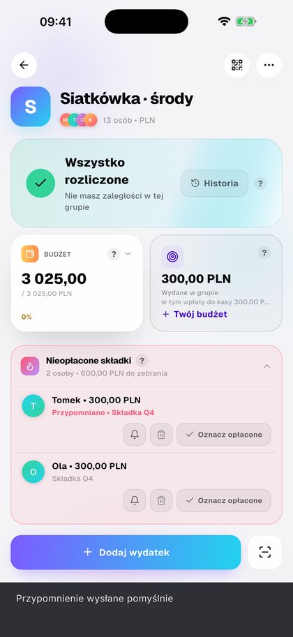 Przypomnij jednym tapnięciem.